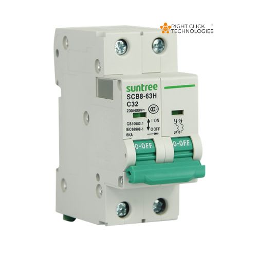 suntree 32A 2-pole AC Circuit Breaker