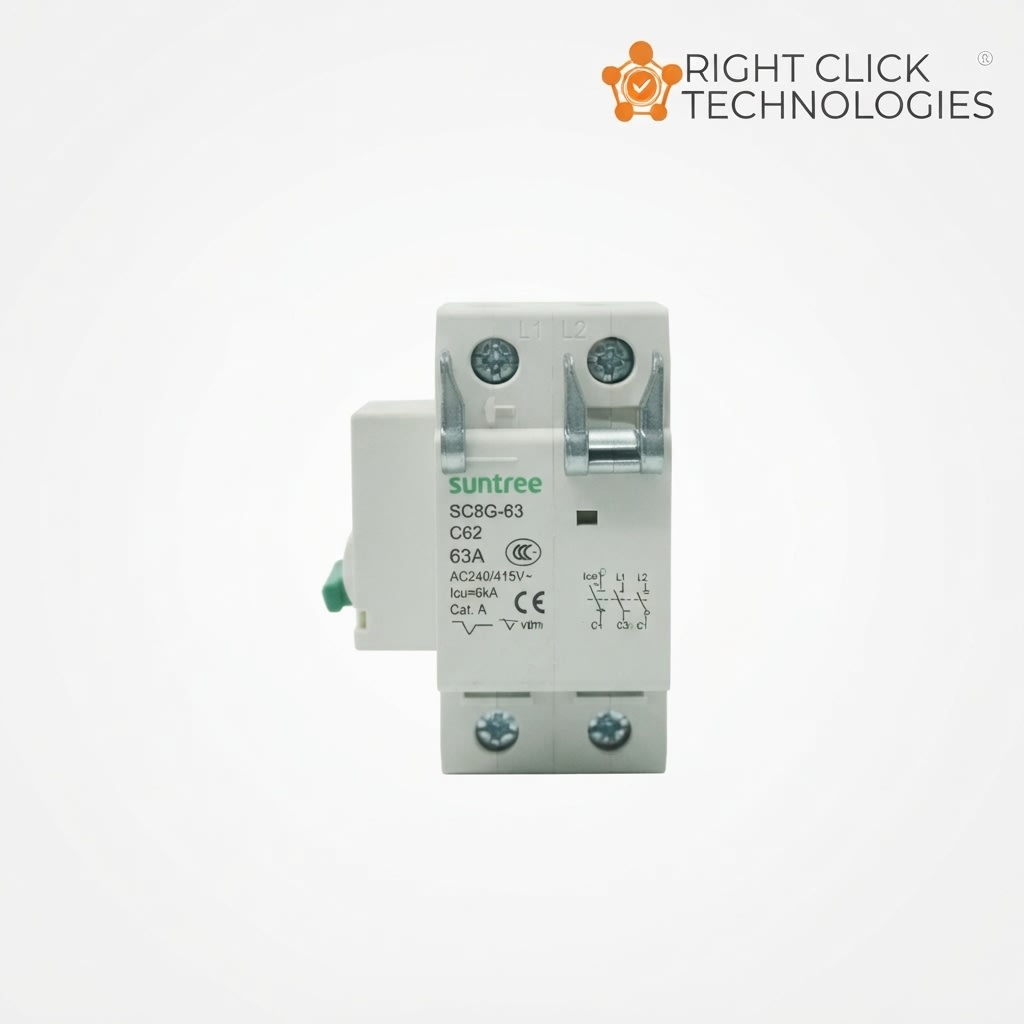 Suntree 25A 2-Pole AC Circuit Breaker