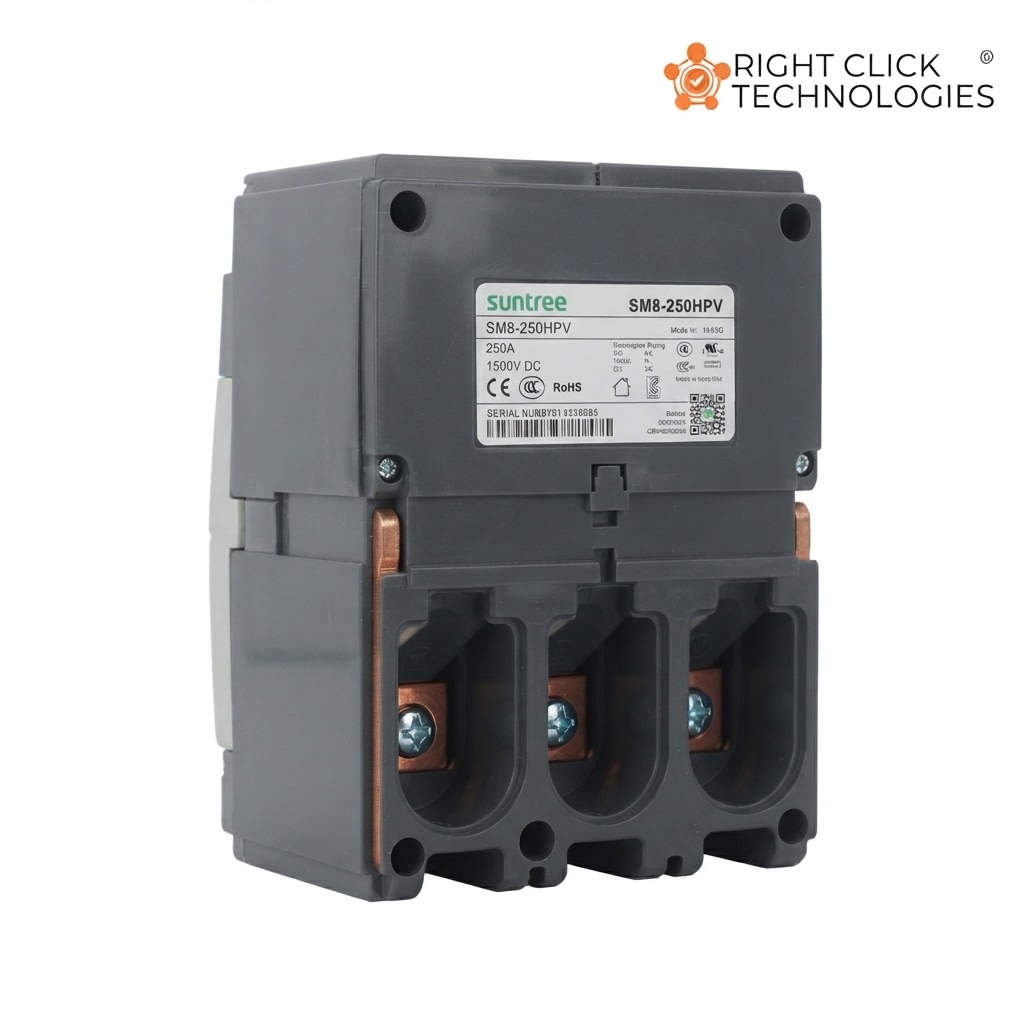 Suntree 400A 1500V DC MCCB 4 Pole Solar Circuit Breaker