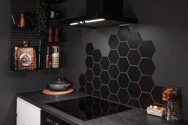 Hexagon fliser bad Hexagon fliser bad