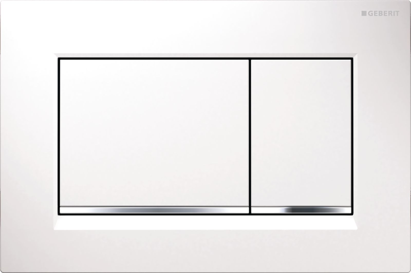 Geberit Trykkplate Sigma 30 Hvit Blank