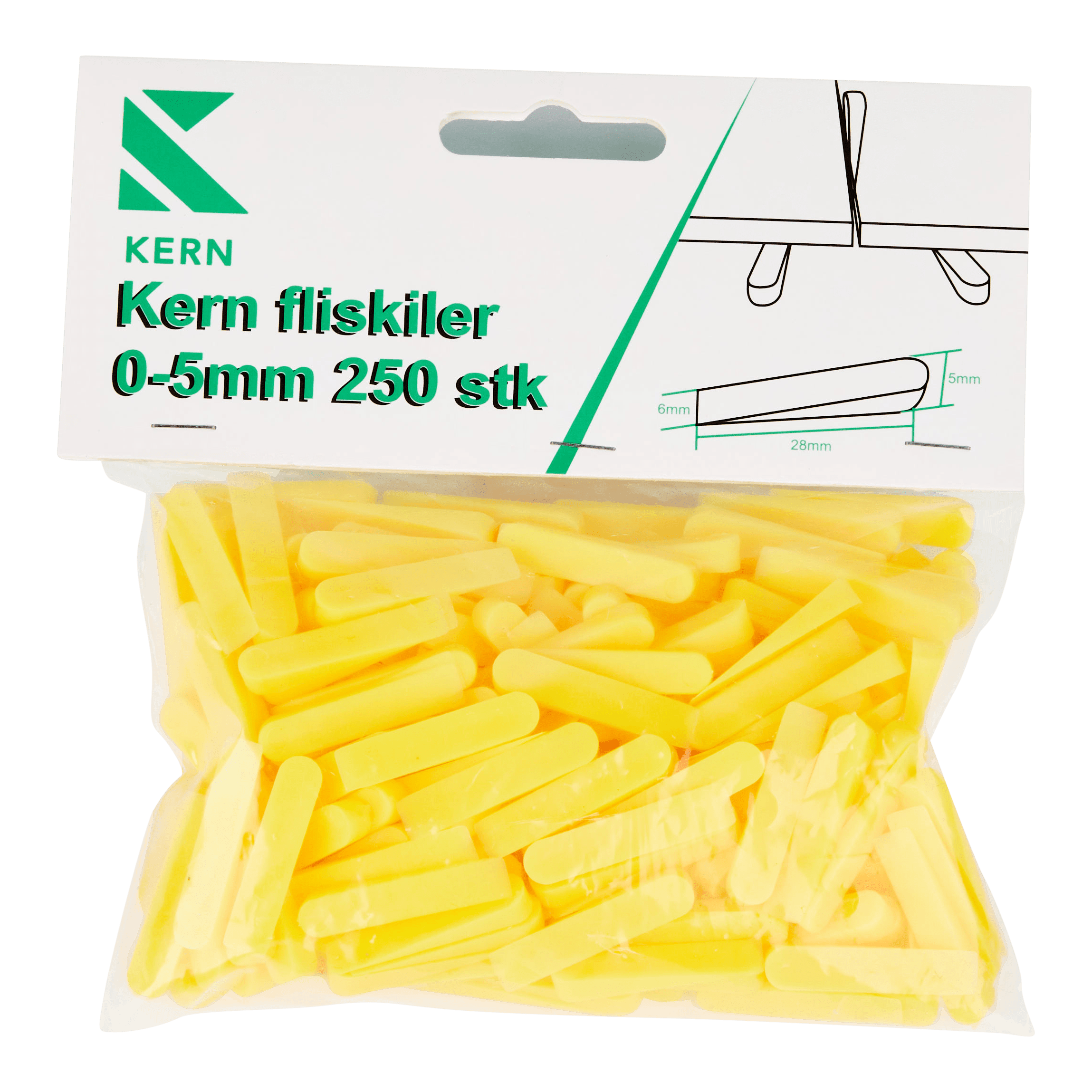 Kern Fliskiler 0-5 mm 250 stk