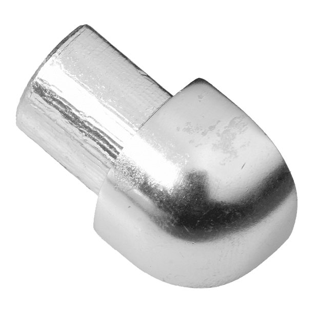 Hjørneskjøt Rund Blank 11mm