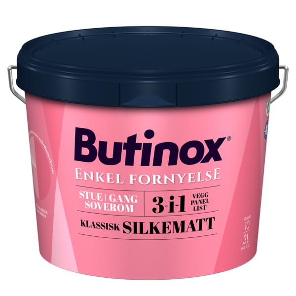 Butinox Klassisk Silkematt Hvit/A-Base 2