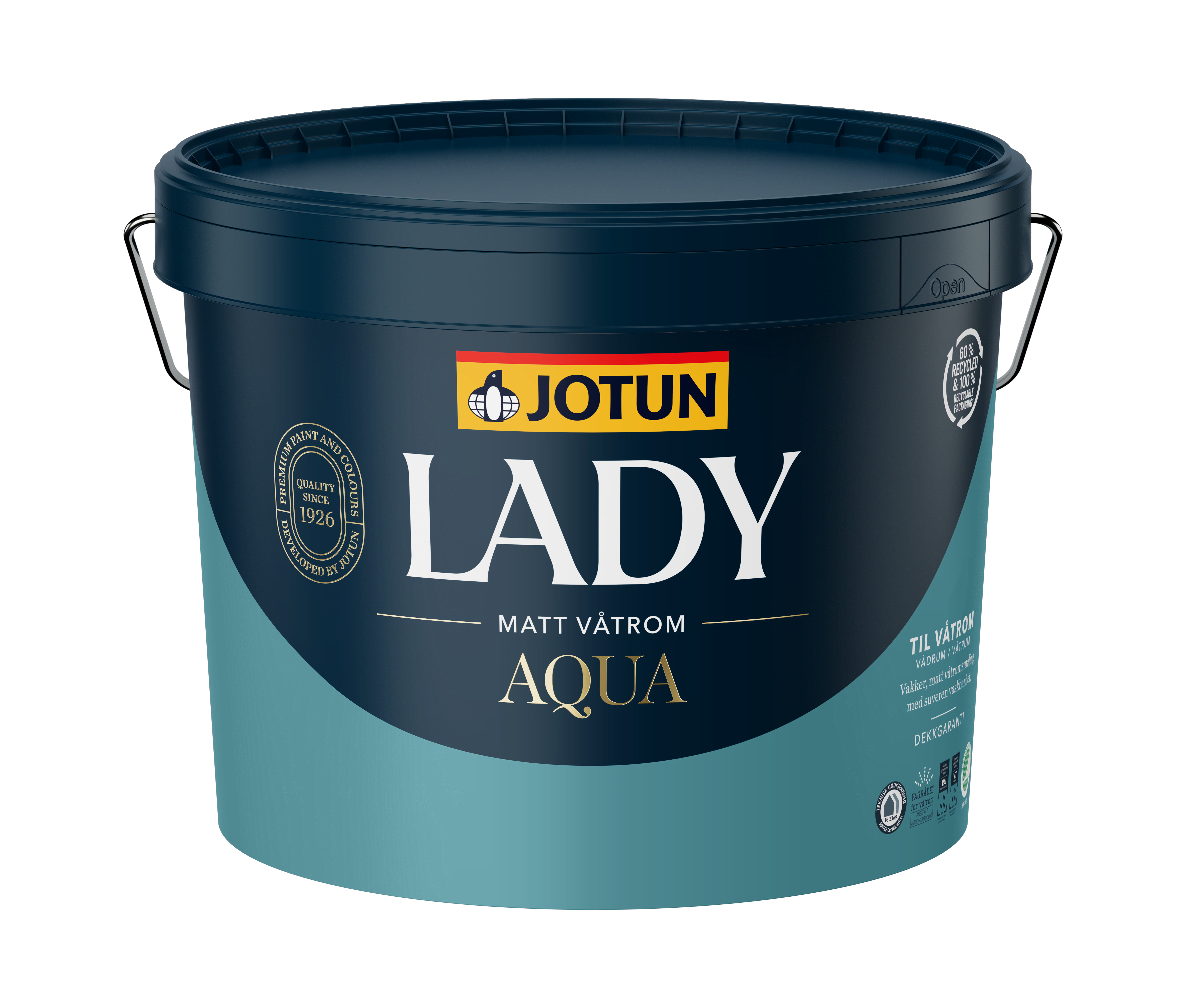 Jotun Lady Aqua Matt Hvit-Base 2,7l