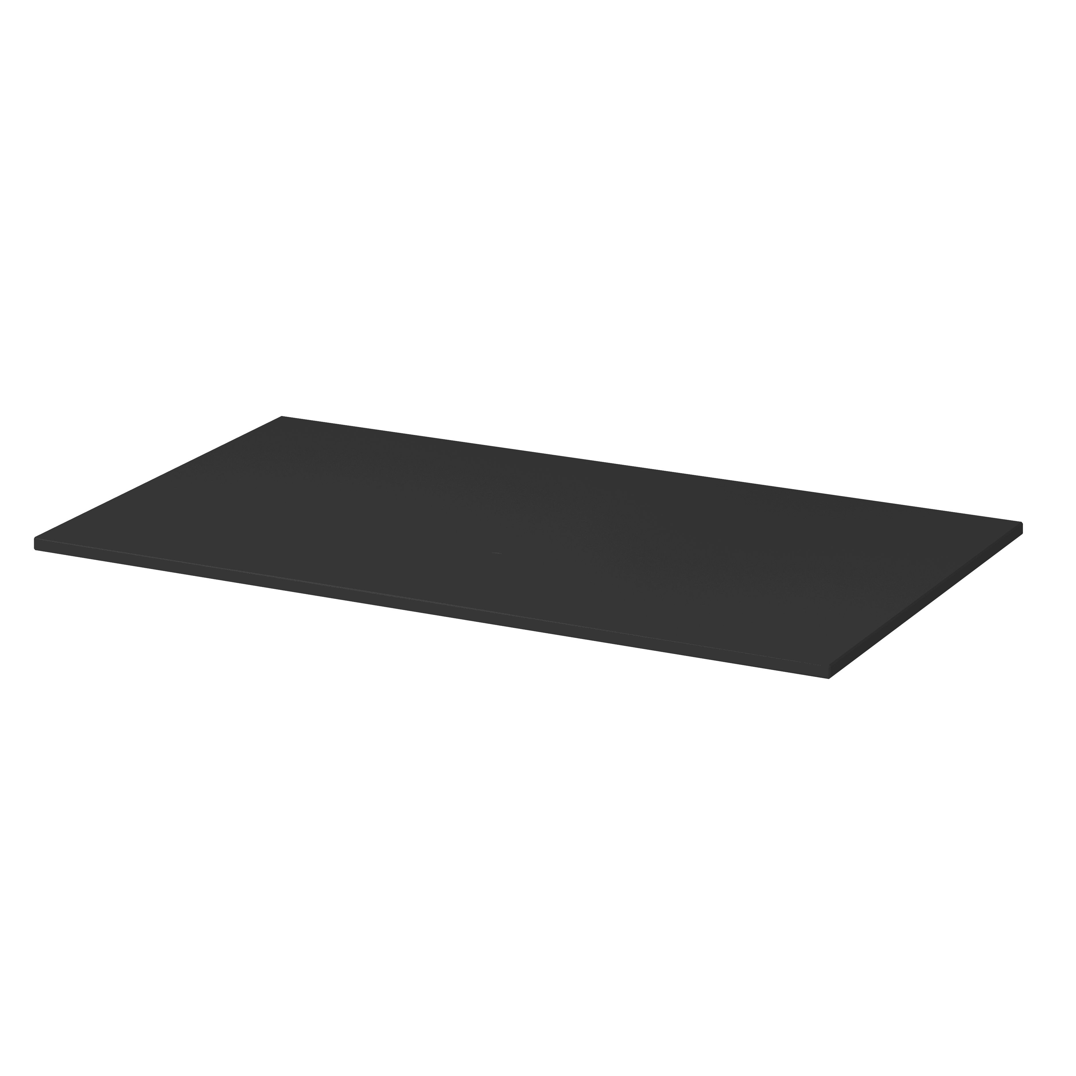 Aurora benkeplate sort matt 80 cm