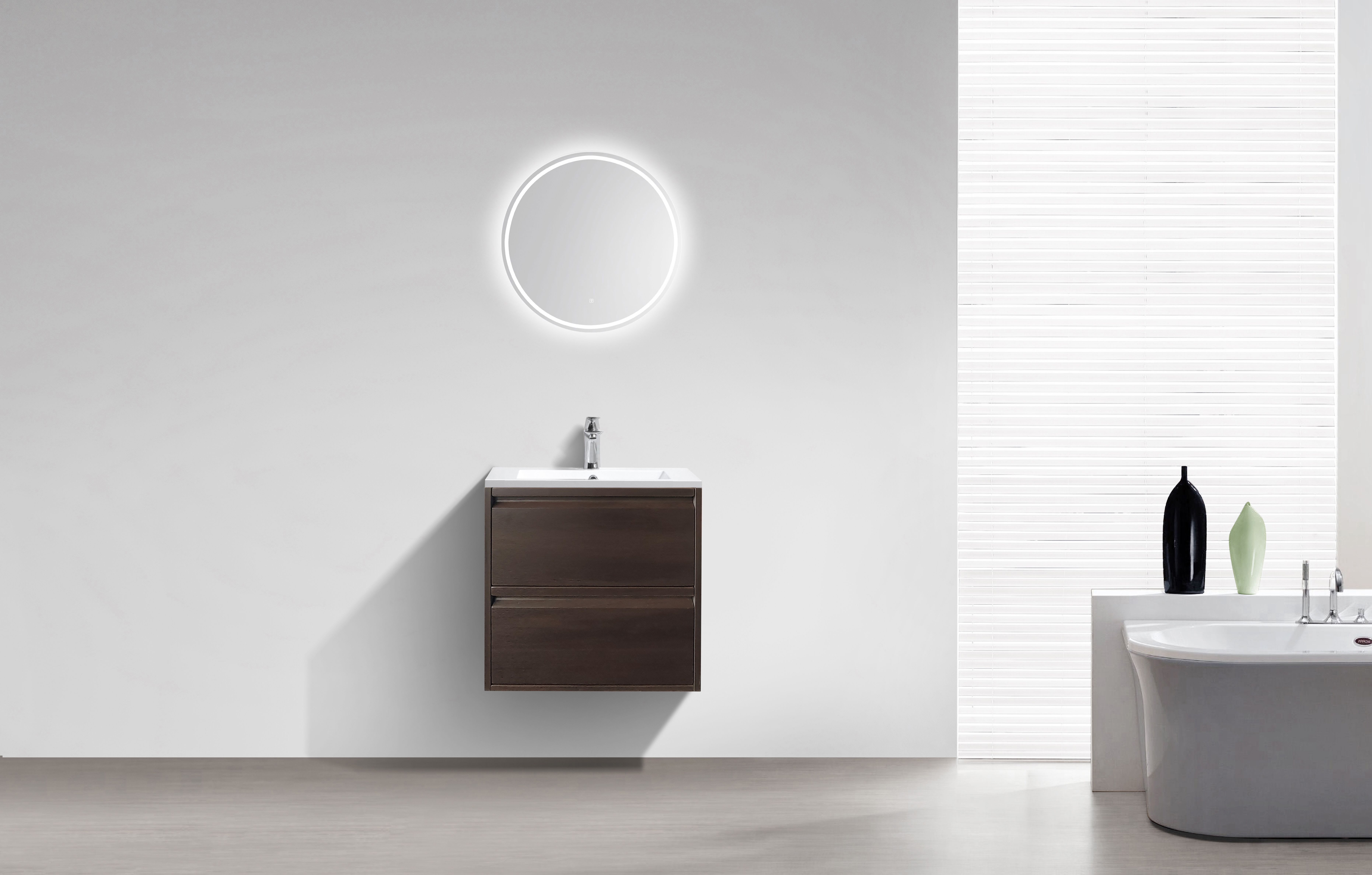 Nordic Solo servantskap 60 cm mørk eik