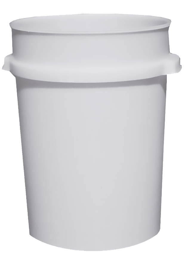 Kern Avretterbøtte 50l Dyp Hvit