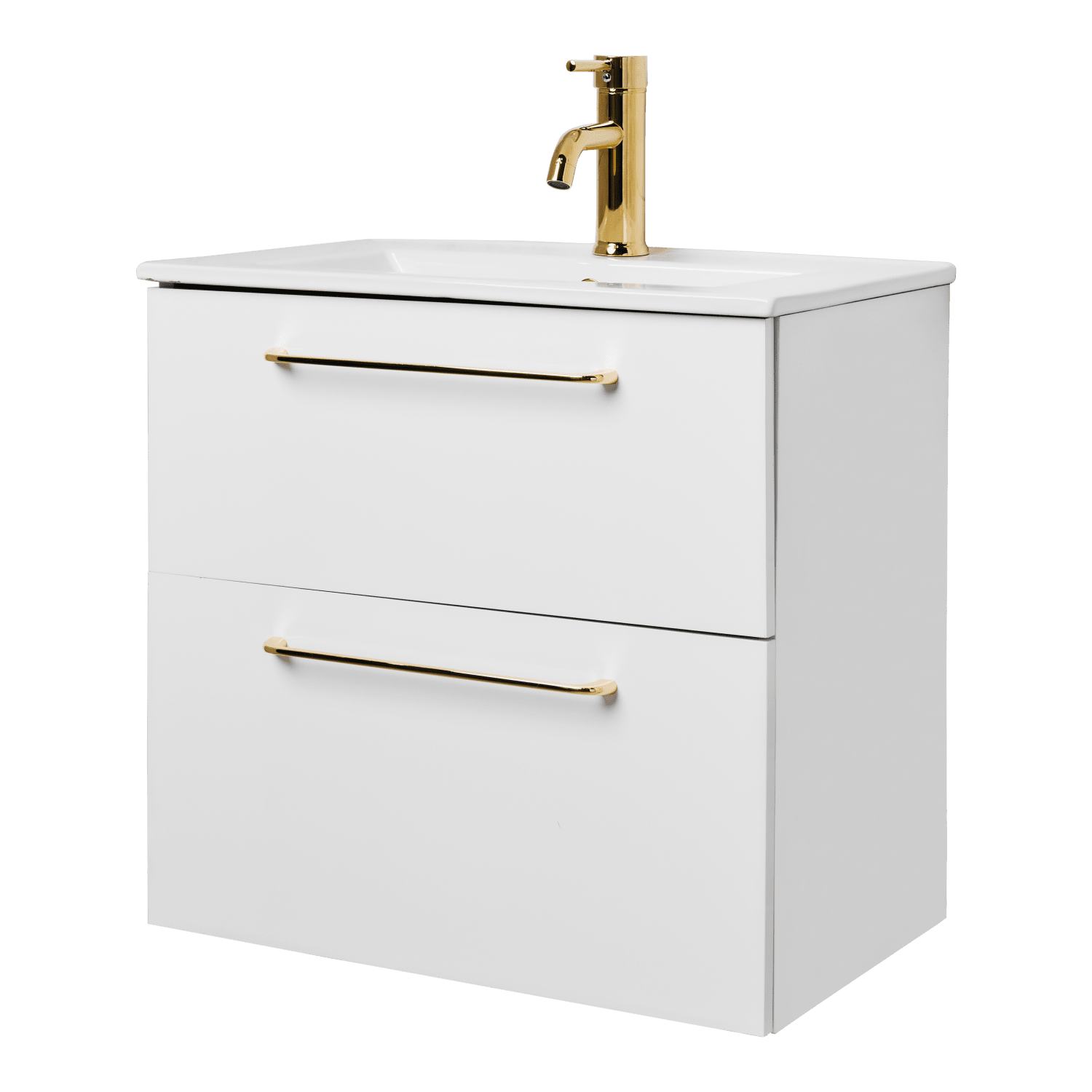 Compact baderomsinnredning 60 hvit