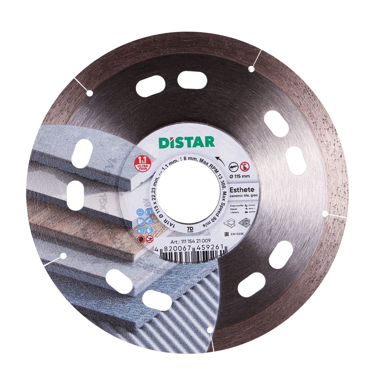 Distar Esthete 125mm Diamantblad Fine 12