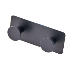 Gaupne 3M dobbel knagg sort