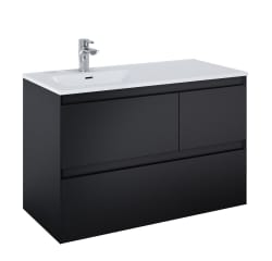 Zen baderomsinnredning 100 cm sort matt