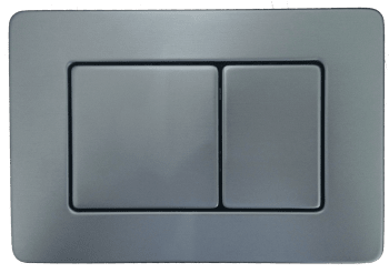 Trykkplate 003 rustfritt stål sort metal