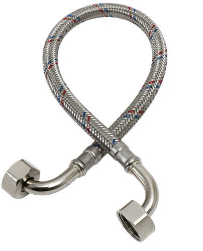 Tilkoblingsslange vinkel 3/4 vinkel 1/2