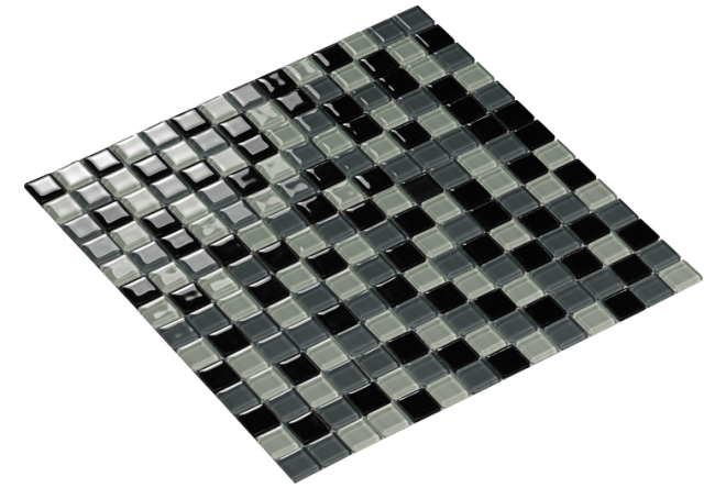 -Mosaic Cristal Grizzle 2X2