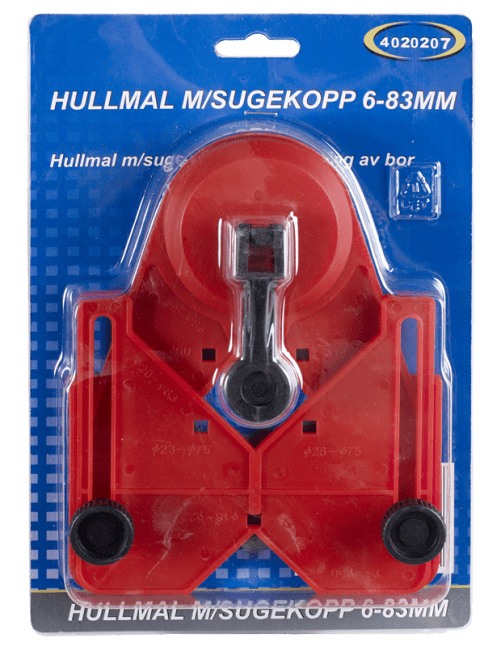 Hullmal Med Sugekopp 6-83 mm