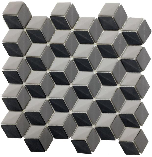 -Mosaic Cubic Grey