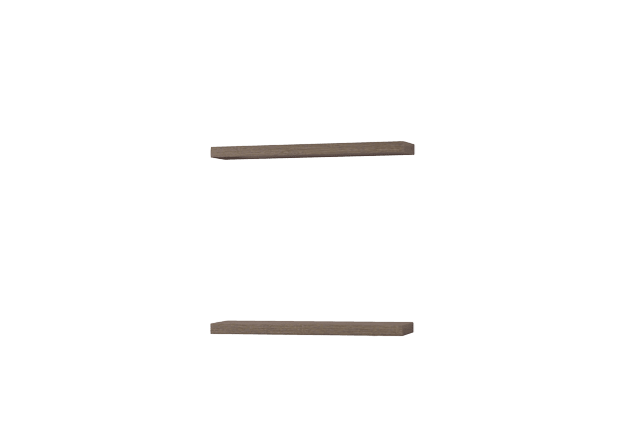 -Høg Diy Hylle 45 Mørk Eik