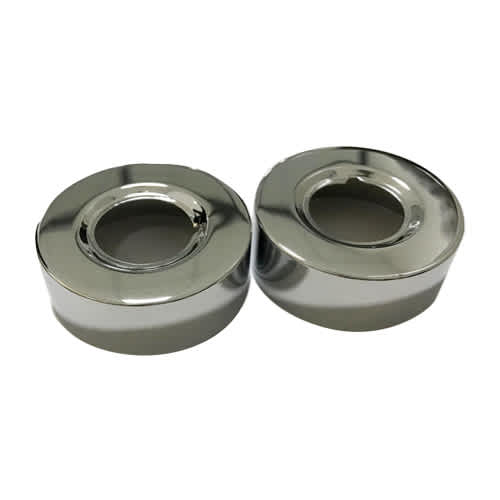 Rosett Til Termostat Krom 2 stk 68 mm