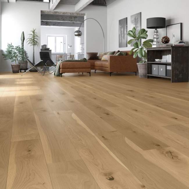 -Eik Rustikk Super Biscuit Supermatt 2G 2.s V-fug Børstet