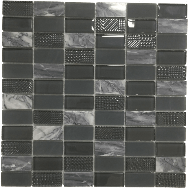 -Mosaic Grigio Marmo 2,3x4,8