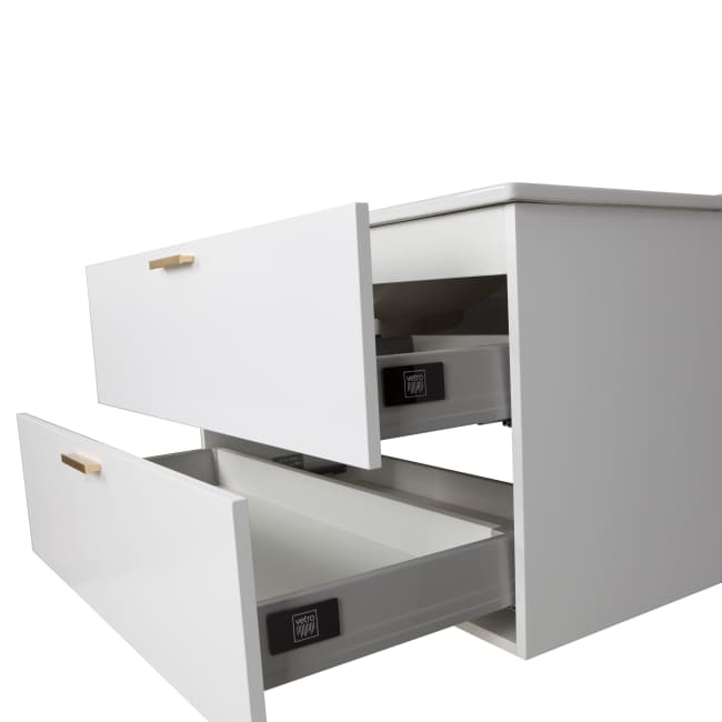 baderomsinnredning med to skuffer