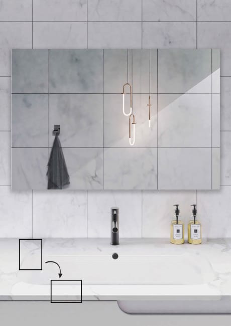 -Speil med fasett 120x70