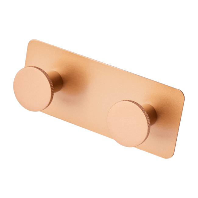 Gaupne 3M dobbel knagg rosegull
