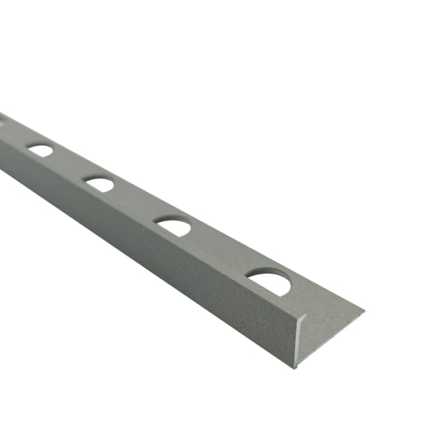 Hjørnelist L-form Sand Dark Ivory 11mm 2.6m, matt overflate