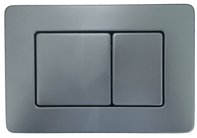 Trykkplate 003 rustfritt stål sort metal