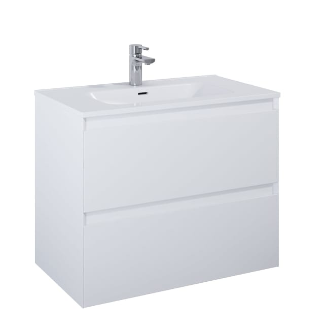 Zen baderomsinnredning 80 cm hvit matt