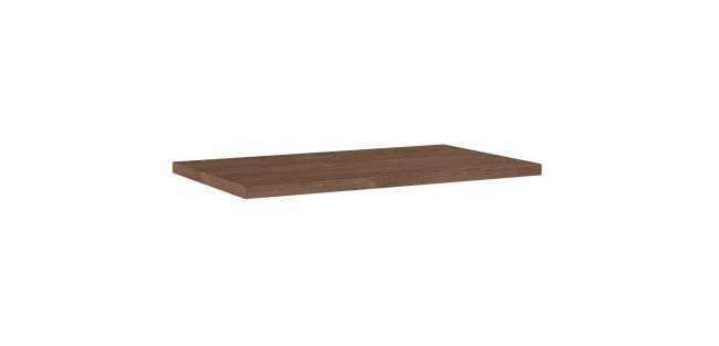 -Aurora benkeplate 80 cm Valnøtt