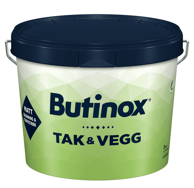 Butinox Tak&Vegg Hvit/A-Base 2,7l