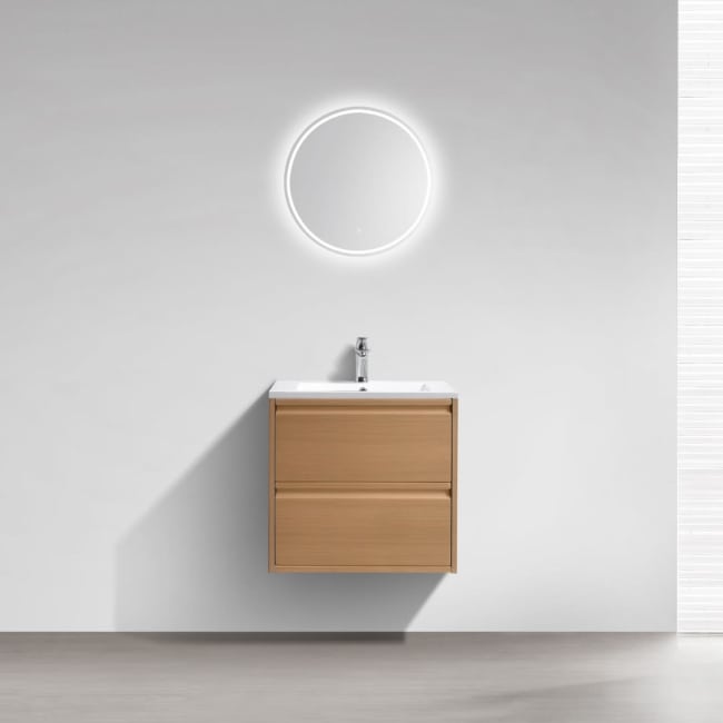 Nordic solo baderomsinnredning 60 cm lys eik