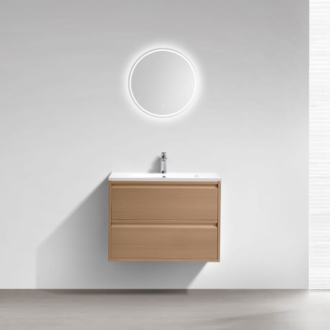 Nordic solo baderomsinnredning 80 cm Eik