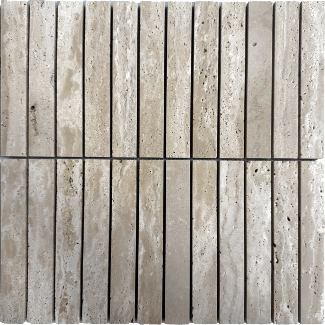 Travertine Classico Finger Mosaic 1,9x14