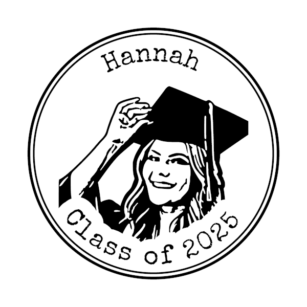 Custom Graduation Face Stamp