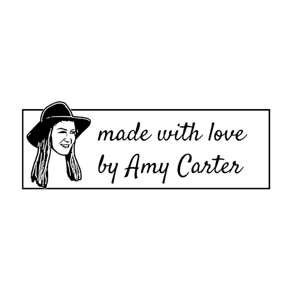 Personalized Made with Love Stamp