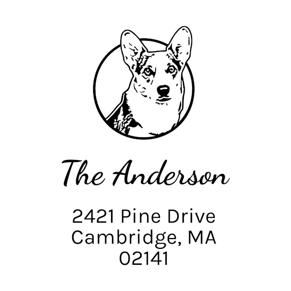 Celebrate your furry friend with our Pet Face Address Stamp, the perfect accessory for any dog mom or dad. This return address stamp, customizable with your pet's likeness, transforms your mail into a joyful showcase of your pet love. Ideal for personalizing letters, invitations, or everyday correspondence, it's not just a stamp—it's a tribute to your four-legged companion. Durable, easy to use, and designed for a clear, lasting impression, it's the ultimate gift for pet enthusiasts. Whether you're a dog parent or searching for that special gift for one, this stamp ensures every envelope you send carries a token of your pet's charm. Elevate your mail game and share the love with every letter!