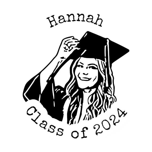 Capture the joy of graduation with our Face Stamp. Durable and easy to use, it makes a thoughtful graduation gift that celebrates a significant milestone in style. A playful yet professional keepsake that lasts.