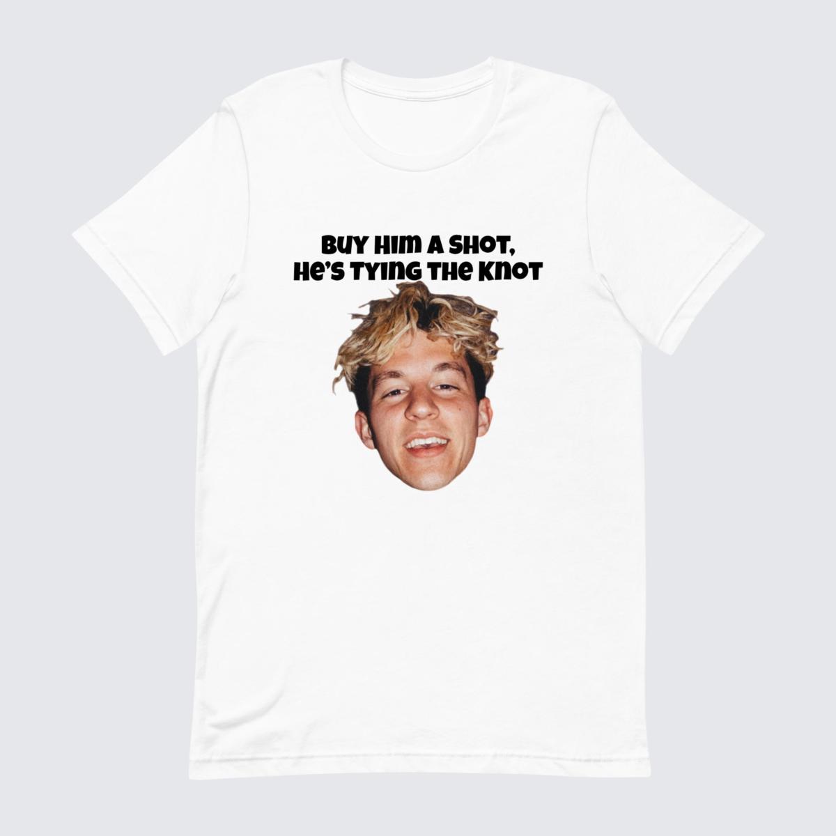 Image of Custom Bachelor Party Face Shirt (T-Shirt)