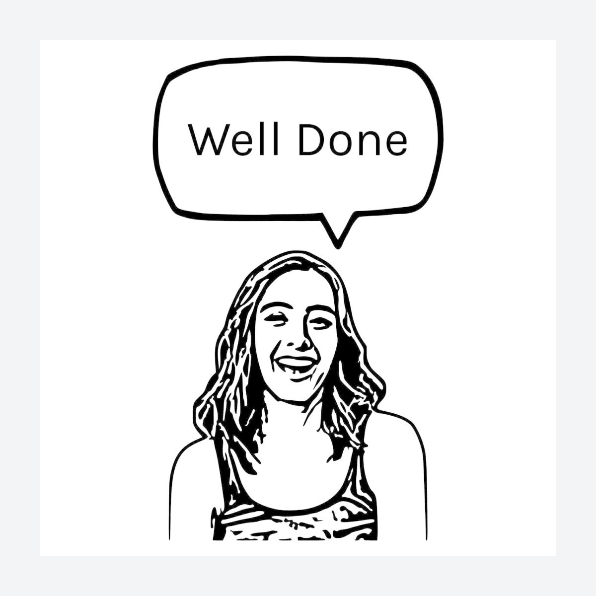 Speech Bubble Face Stamp