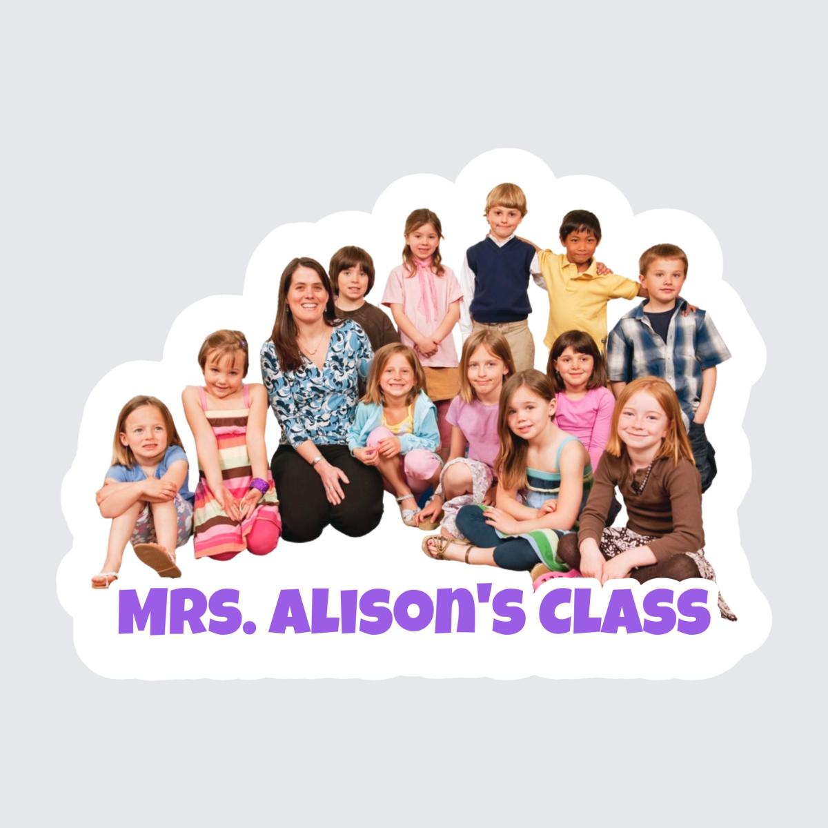 Custom Class Photo Stickers