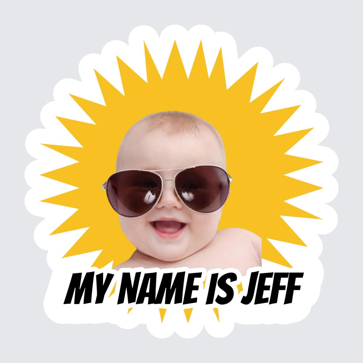 Custom Baby's Face Stickers for Supplies