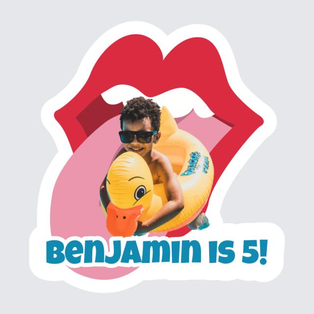 Brighten up your child’s birthday party with our Custom Kids Party Face Stickers! Personalized with your child’s portrait and a special message, these stickers are perfect for decorating party venues or as custom favors. They're also great for labeling school supplies with a personal touch.