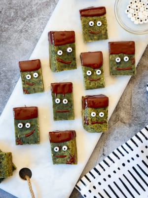 Chocolate Mint Green Monster Cookies