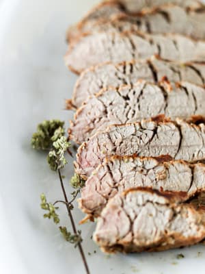 Grilled Lemon Garlic Pork Tenderloin