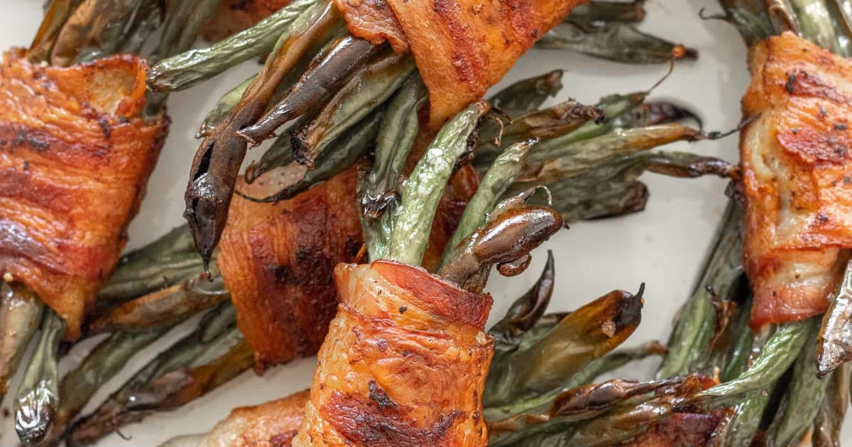 Bacon Wrapped Green Beans | Rily Recipes · Good Recipes