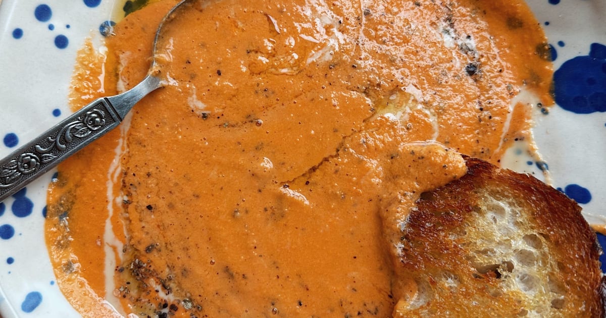Creamy Tahini Tomato Soup | Rily Recipes · Good Recipes