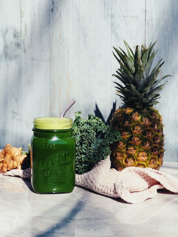 Hydrating Pineapple Green Juice